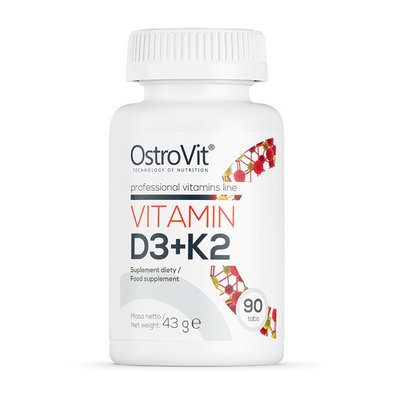 OstroVit	Vitamin D3 + K2 90 tabs 4138 фото