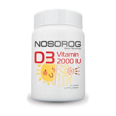 NOSOROG Vitamin D3 2000 IU	100 tab 4143 фото