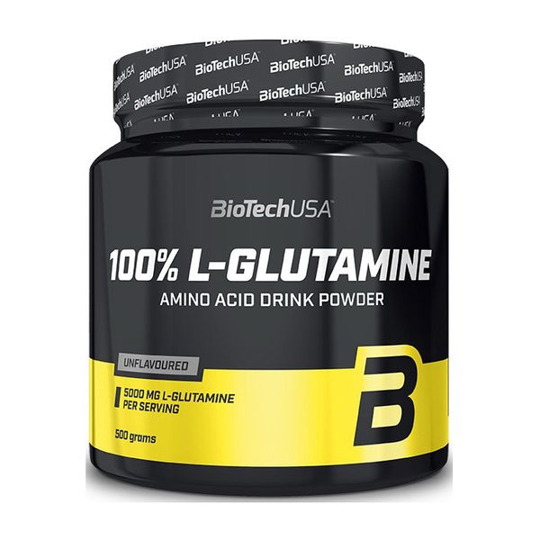 BioTech	100% L-Glutamine 500 g 3124 фото