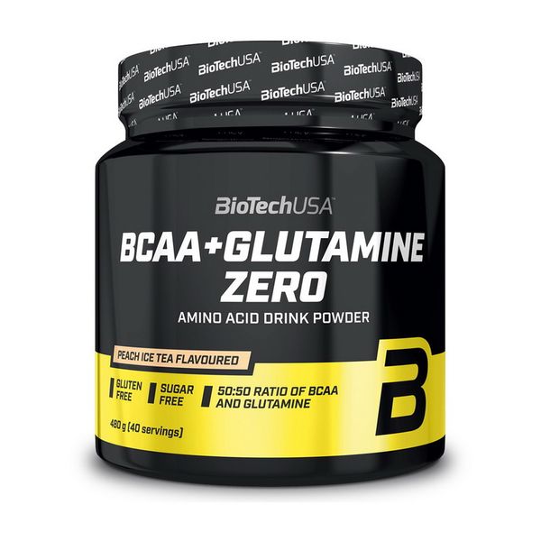 BioTech	BCAA + Glutamine ZERO 480 g 4123 фото